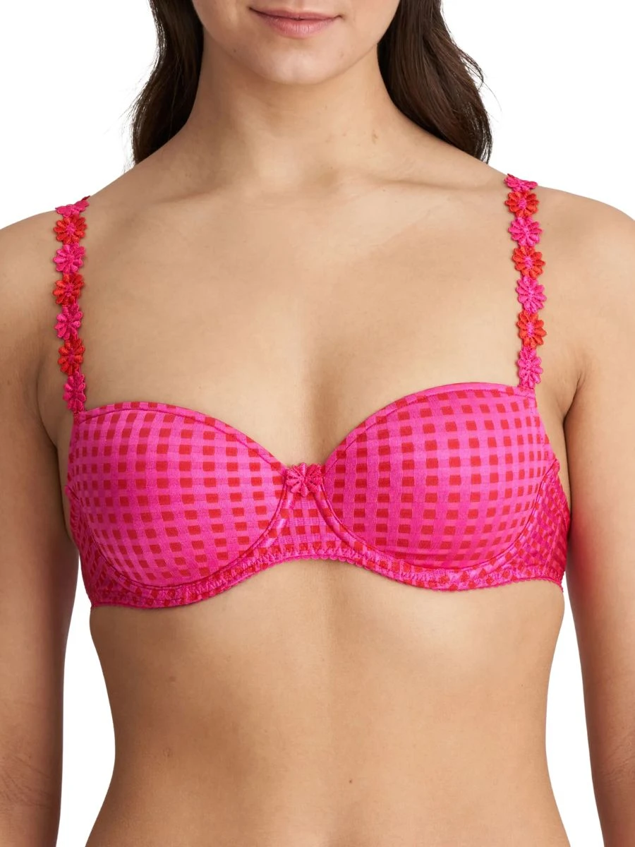 MARIE JO Avero Padded Balcony Bra - Electric Pink 1 MARIE JO Avero Padded Balcony Bra - Electric Pink