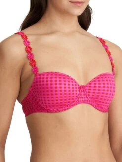 MARIE JO Avero Padded Balcony Bra - Electric Pink 8 MARIE JO Avero Padded Balcony Bra - Electric Pink -Full Curve Bra Sales 0100419elp 20side