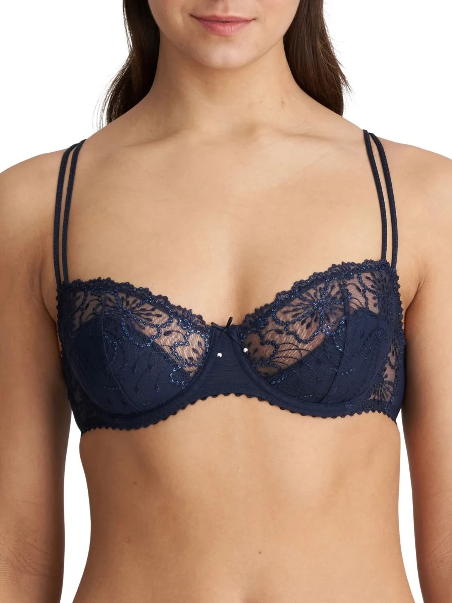 MARIE JO Jane Half Padded Balcony Bra - Velvet Blue 1 MARIE JO Jane Half Padded Balcony Bra - Velvet Blue