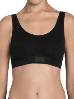 Sloggi Double Comfort Top 6 Sloggi Double Comfort Top -Full Curve Bra Sales 10022574 20black 20front