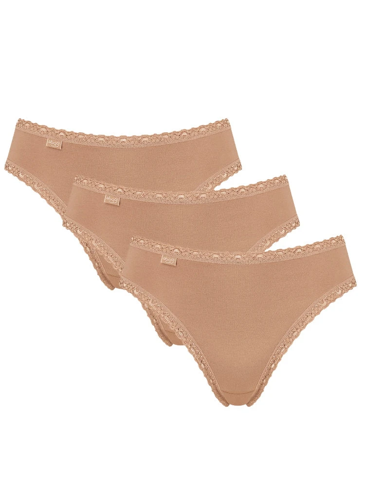 Sloggi 24/7 Cotton Lace Tai (3 Pack) 8 Sloggi 24/7 Cotton Lace Tai (3 Pack) - Image 8