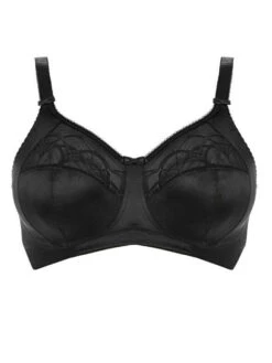 ELOMI Cate Soft Cup Bra - Black 7 ELOMI Cate Soft Cup Bra - Black -Full Curve Bra Sales 4033 blk 20no 20model