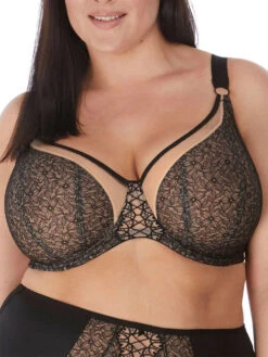 ELOMI Sadie Balcony Bra - Black