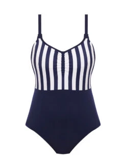 FANTASIE Cote D Azur Scoop Neck Swimsuit - Ink 7 FANTASIE Cote D Azur Scoop Neck Swimsuit - Ink -Full Curve Bra Sales 6749 ink 20front 20no 20model