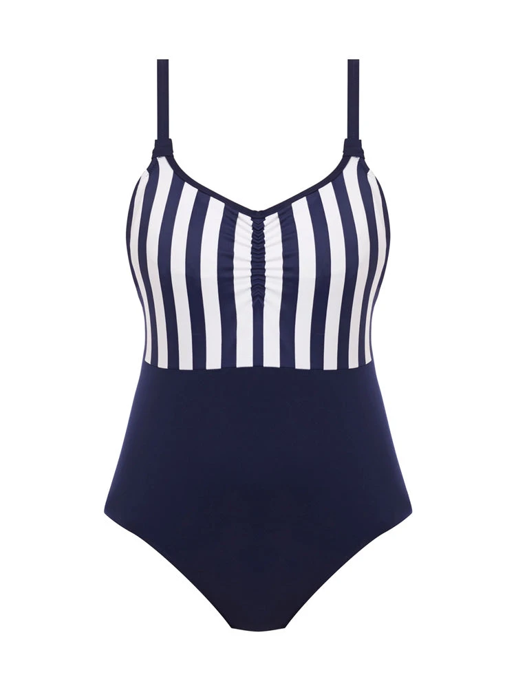 FANTASIE Cote D Azur Scoop Neck Swimsuit - Ink 4 FANTASIE Cote D Azur Scoop Neck Swimsuit - Ink - Image 4