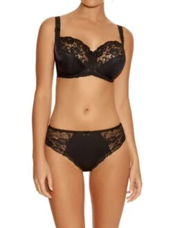 FANTASIE Helena Balcony Bra - Black -Full Curve Bra Sales BraForMe Fantasie Lingerie Helena FL7710BLK Black Full