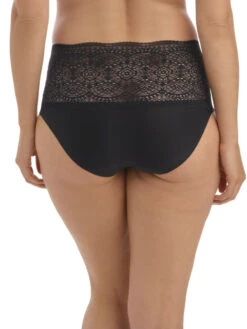 FANTASIE Lace Ease Invisible Stretch Full Brief 26 FANTASIE Lace Ease Invisible Stretch Full Brief -Full Curve Bra Sales BraForMe Fantasie Lingerie Lace Ease FL2330 BLK b