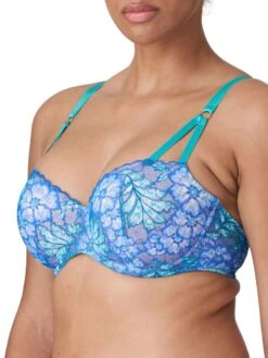 Morro Bay Balcony Bra - Mermaid Blue 12 Morro Bay Balcony Bra - Mermaid Blue -Full Curve Bra Sales BraForMe PrimaDonna Twist Bra Lingerie 0242262 S