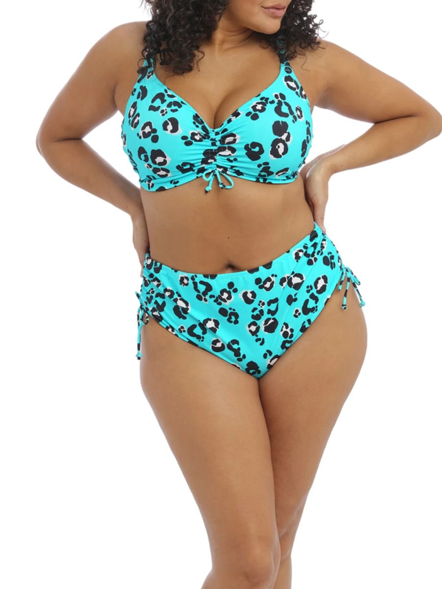 ELOMI Kotiya Crop Bikini Top - Lagoon 2 ELOMI Kotiya Crop Bikini Top - Lagoon - Image 2