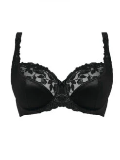 FANTASIE Belle Balcony Bra - Black 5 FANTASIE Belle Balcony Bra - Black -Full Curve Bra Sales Fantasie Belle Underwired Bra 6010 Black No Model