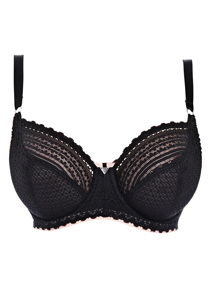 FREYA Daisy Lace Balcony Bra - Noir 3 FREYA Daisy Lace Balcony Bra - Noir - Image 3