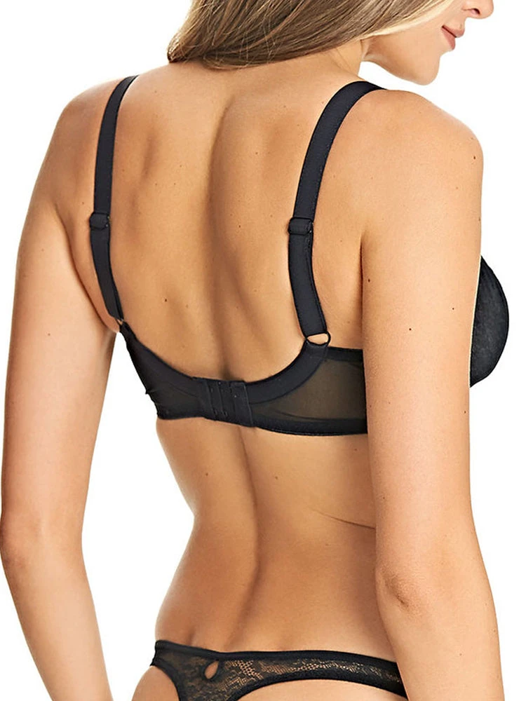 Freya Fancies Balcony K Cup Bra - Black 2 Freya Fancies Balcony K Cup Bra - Black - Image 2