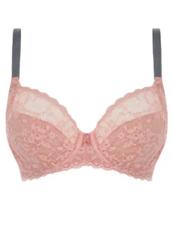 FREYA Offbeat Side Support Bra - Rosehip -Full Curve Bra Sales aa5451 rop plain