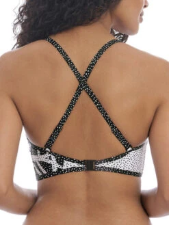 FREYA Gemini Palm Sweetheart Bikini Top - Monochrome 6 FREYA Gemini Palm Sweetheart Bikini Top - Monochrome -Full Curve Bra Sales braforme as200510 mom alt5 freya swim gemini palm monochrome underwired bandeau bikini top b