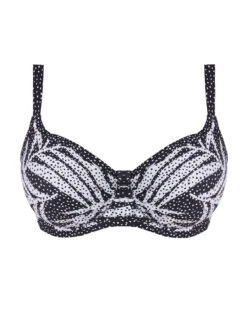 FREYA Gemini Palm Sweetheart Bikini Top - Monochrome 7 FREYA Gemini Palm Sweetheart Bikini Top - Monochrome -Full Curve Bra Sales braforme as200510 mom alt5 freya swim gemini palm monochrome underwired bandeau bikini top p