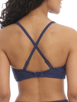 FREYA Sundance Bralette Bikini Top - Denim 7 FREYA Sundance Bralette Bikini Top - Denim -Full Curve Bra Sales braforme as4000 den freya swim sundance denim bralette bikini top b