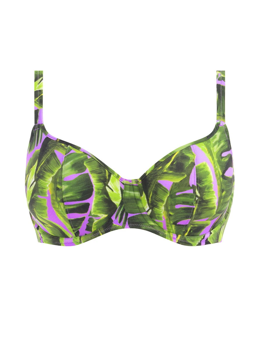 FREYA Jungle Oasis Sweetheart Bikini Top - Cassis 3 FREYA Jungle Oasis Sweetheart Bikini Top - Cassis - Image 3