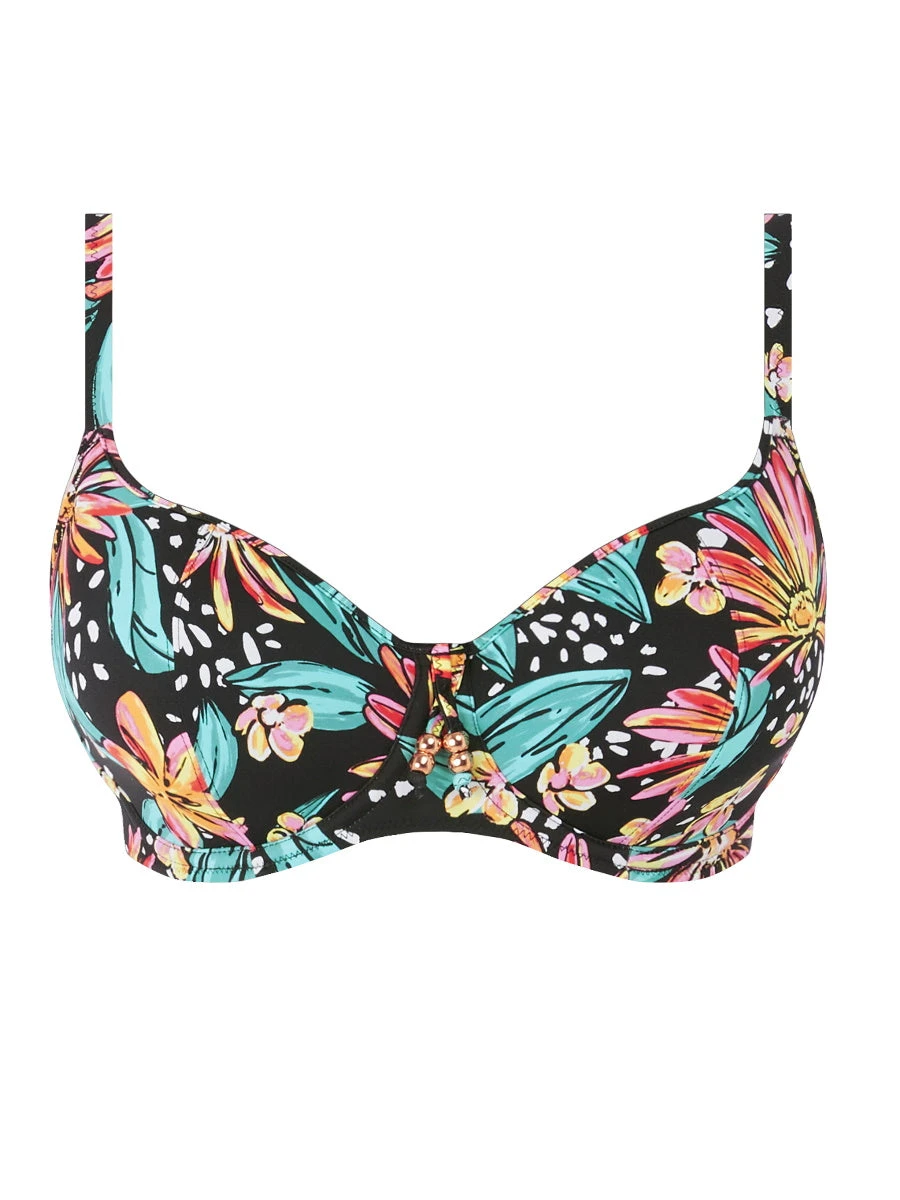 FREYA Wild Daisy Sweetheart Bikini Top - Multicoloured 3 FREYA Wild Daisy Sweetheart Bikini Top - Multicoloured - Image 3