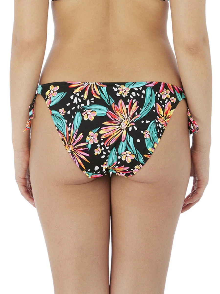 FREYA Wild Daisy Tie Side Bikini Brief - Multicoloured 3 FREYA Wild Daisy Tie Side Bikini Brief - Multicoloured - Image 3