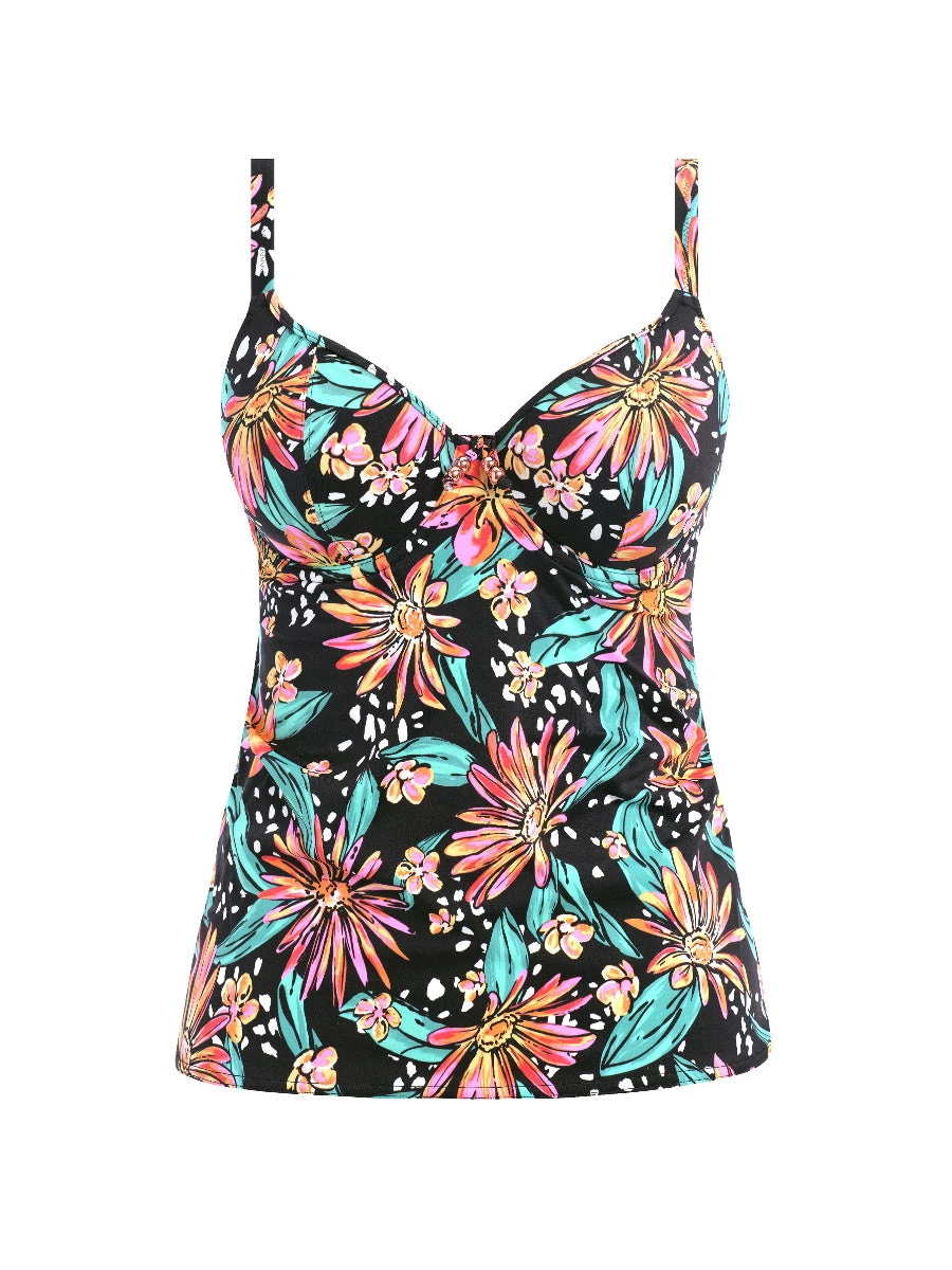 FREYA Wild Daisy Tankini Top - Multicoloured 3 FREYA Wild Daisy Tankini Top - Multicoloured - Image 3