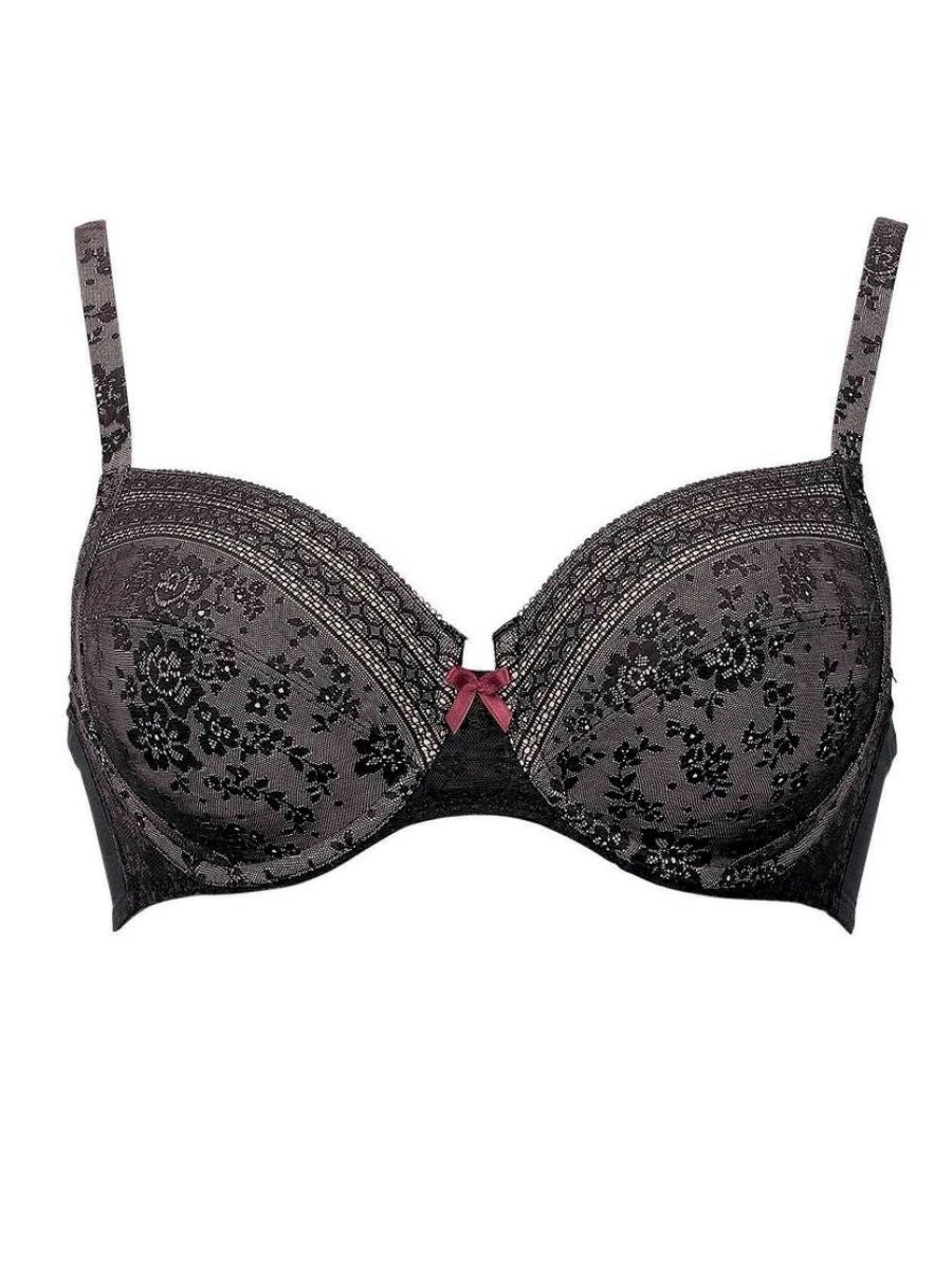 Rosa Faia Fleur Underwired Bra - Black 6 Rosa Faia Fleur Underwired Bra - Black - Image 6