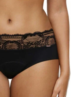 Chantelle Hipster Lace Period Pants 16 Chantelle Hipster Lace Period Pants -Full Curve Bra Sales braforme chantelle life lingerie period pants c15l40 011 black s