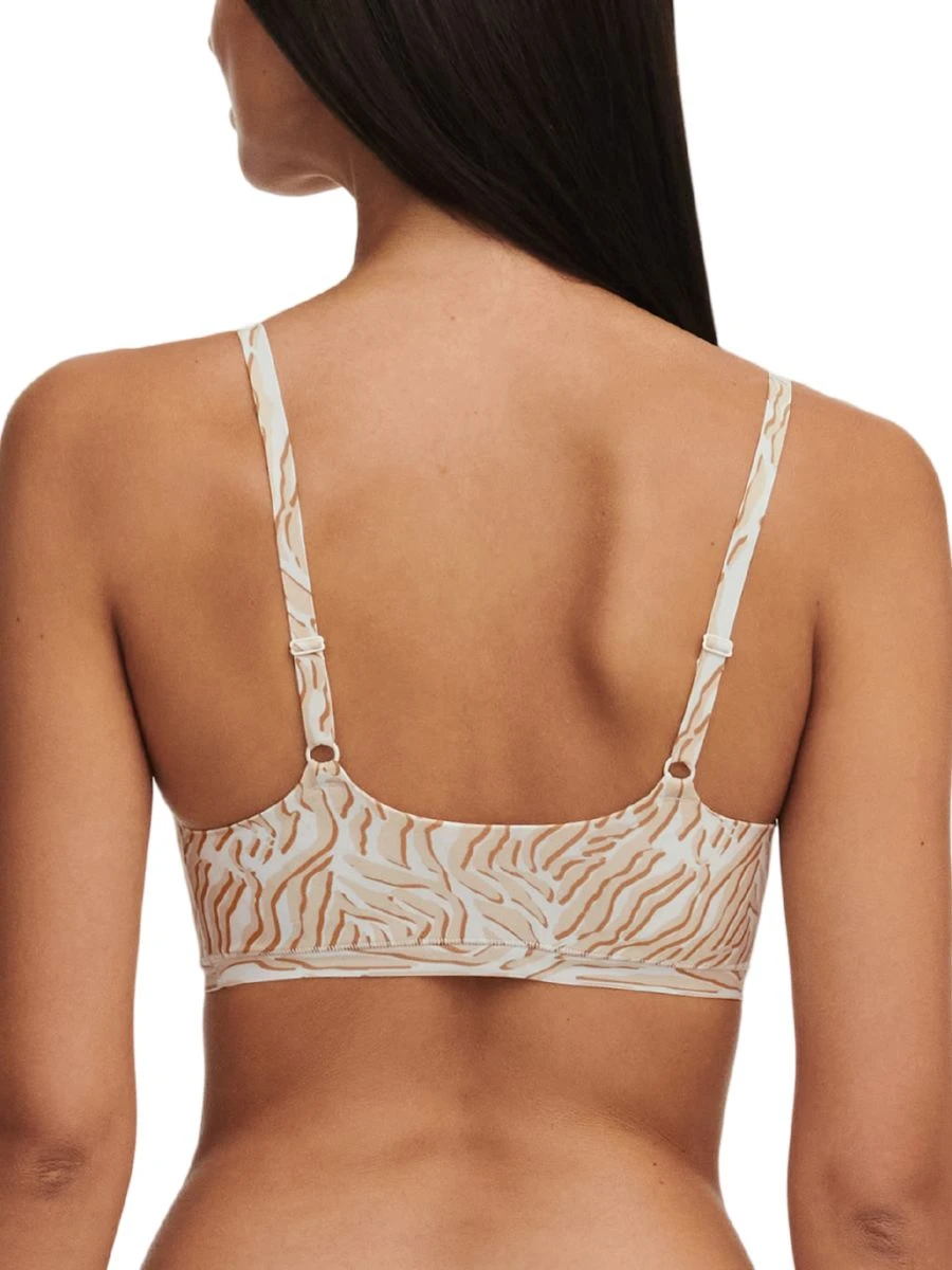 Chantelle SoftStretch Bralette - Desert Sand Print 2 Chantelle SoftStretch Bralette - Desert Sand Print - Image 2