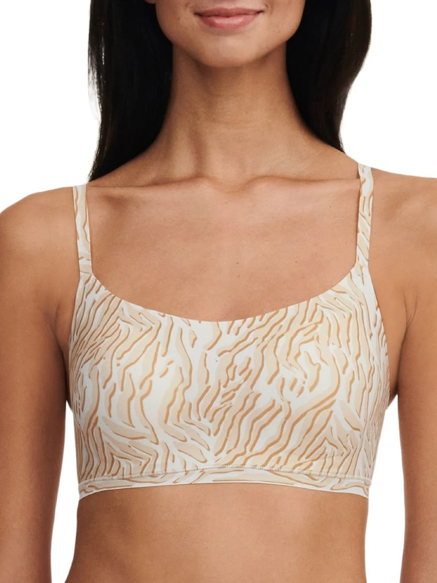 Chantelle SoftStretch Bralette - Desert Sand Print 1 Chantelle SoftStretch Bralette - Desert Sand Print