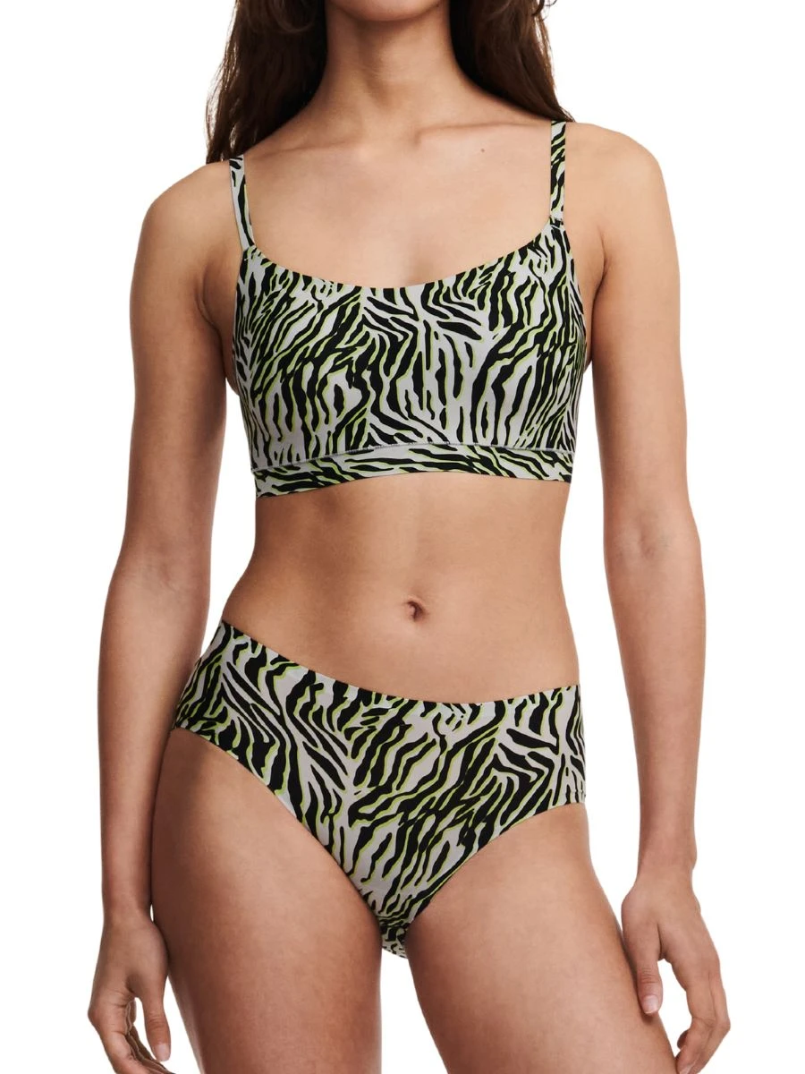 Chantelle SoftStretch Bralette - Multicolour Zebra Print 2 Chantelle SoftStretch Bralette - Multicolour Zebra Print - Image 2