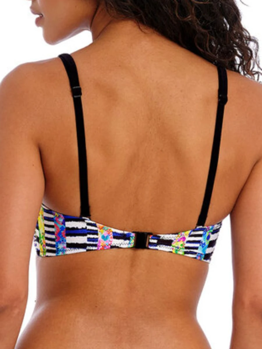 FREYA Electro Rave Bralette Bikini Top - Multi 4 FREYA Electro Rave Bralette Bikini Top - Multi - Image 4
