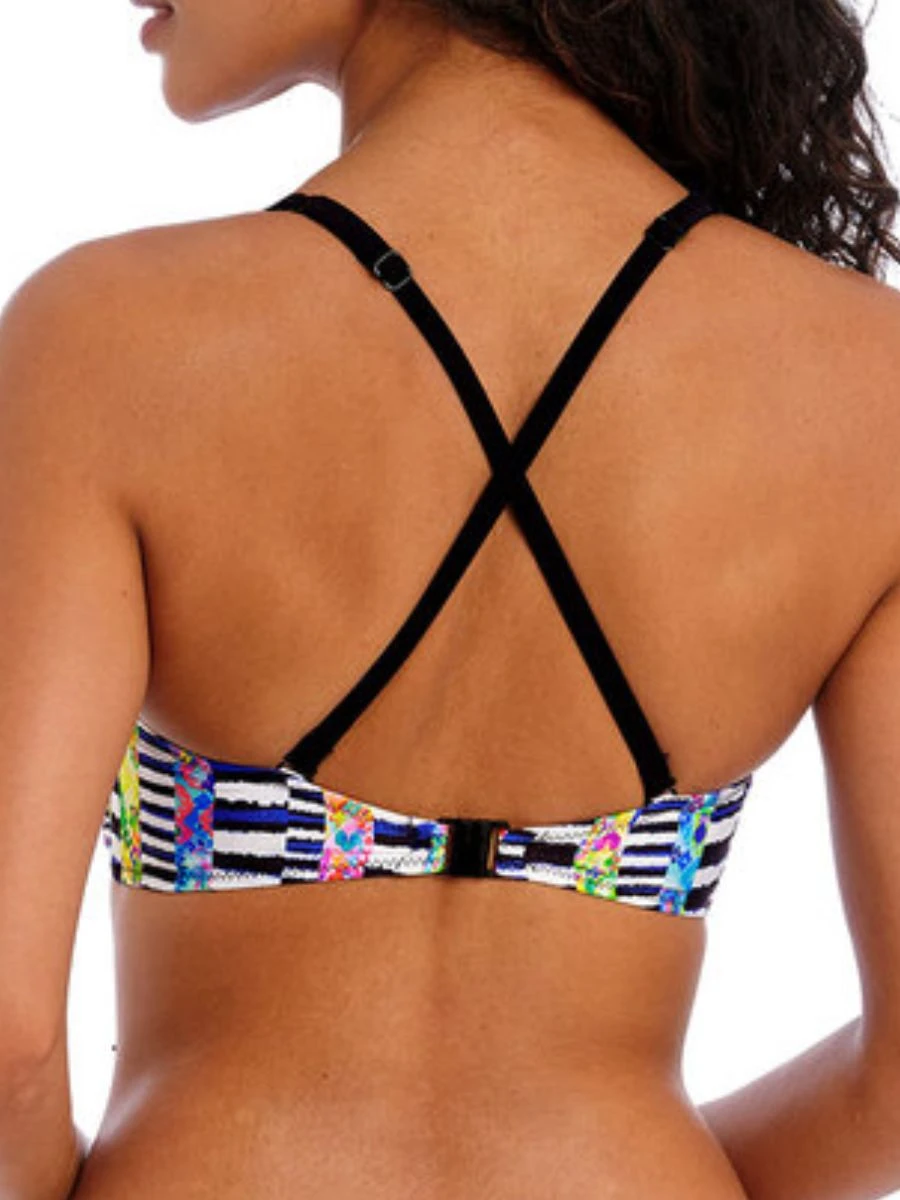 FREYA Electro Rave Bralette Bikini Top - Multi 5 FREYA Electro Rave Bralette Bikini Top - Multi - Image 5