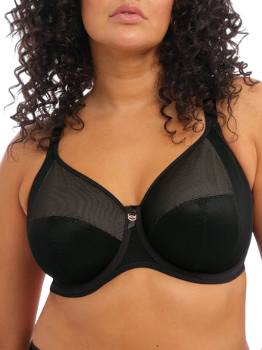 ELOMI Kintai Underwired Bra - Black 1 ELOMI Kintai Underwired Bra - Black