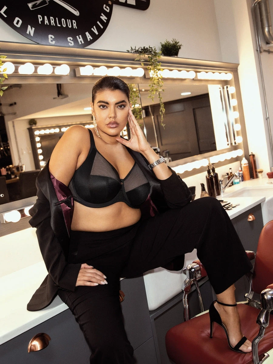 ELOMI Kintai Underwired Bra - Black 3 ELOMI Kintai Underwired Bra - Black - Image 3