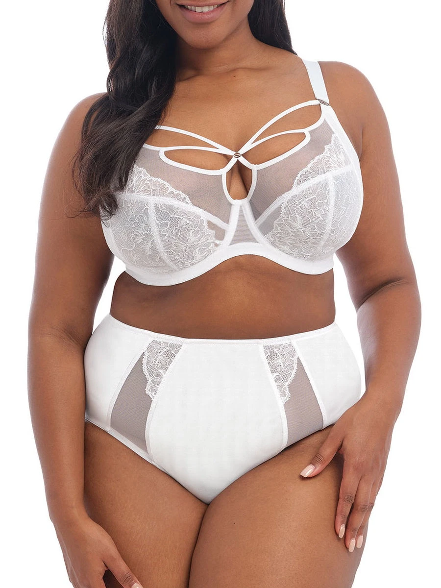 ELOMI Brianna Plunge Bra - White 3 ELOMI Brianna Plunge Bra - White - Image 3