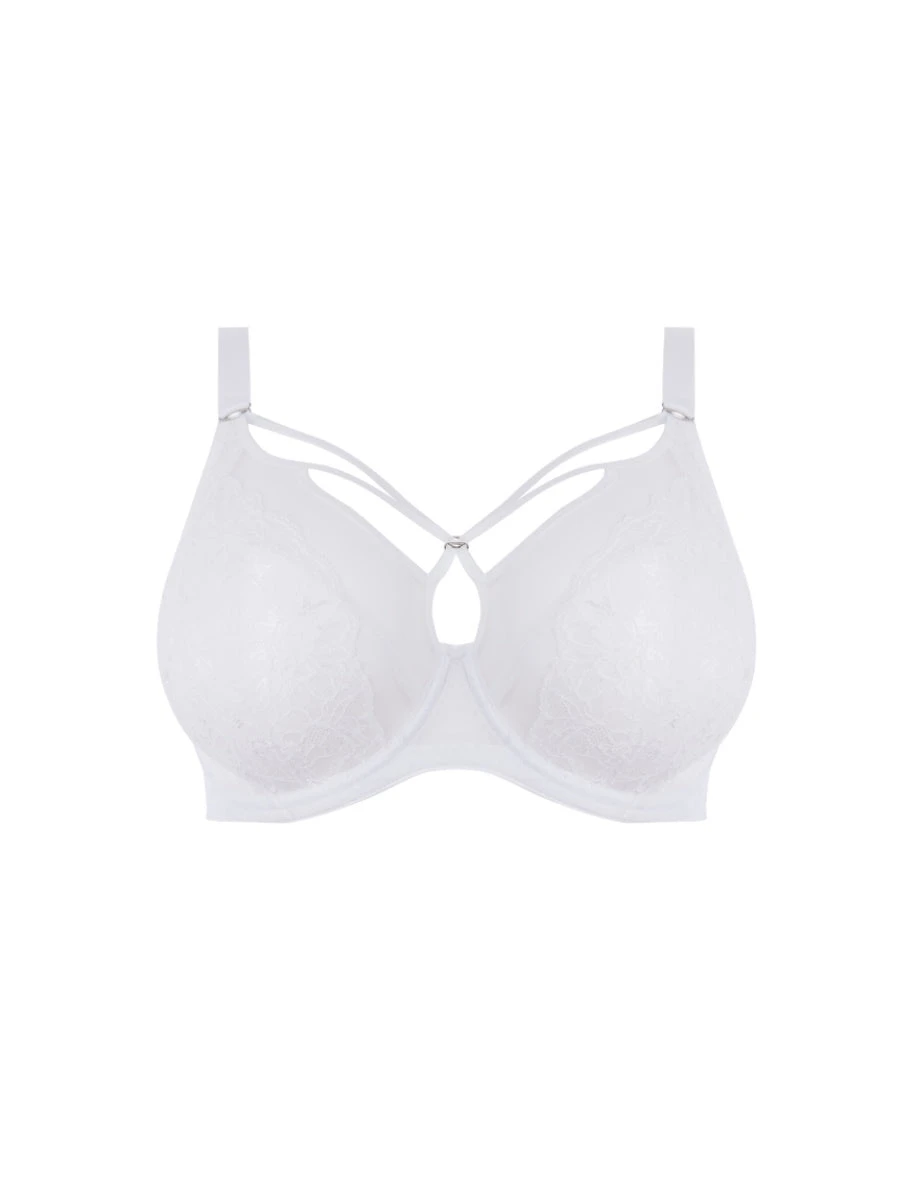 ELOMI Brianna Plunge Bra - White 4 ELOMI Brianna Plunge Bra - White - Image 4