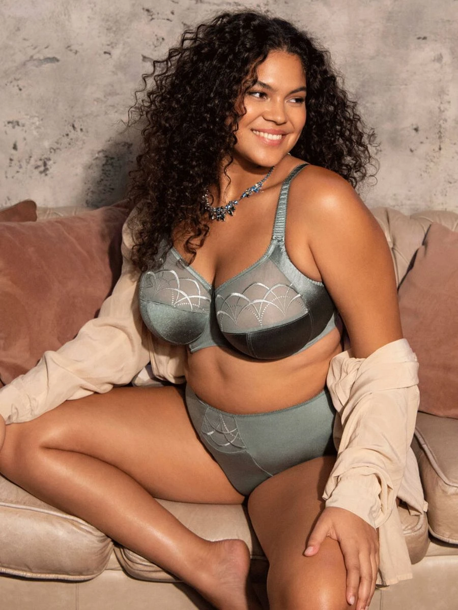 ELOMI Cate Full Cup Bra - Willow 2 ELOMI Cate Full Cup Bra - Willow - Image 2