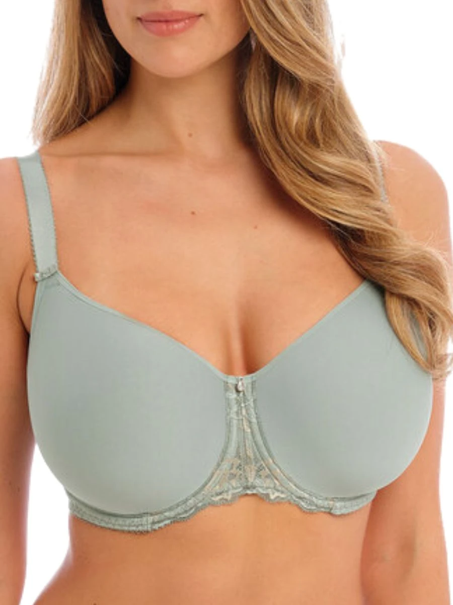FANTASIE Aubree Moulded Spacer Bra - Vintage Green 1 FANTASIE Aubree Moulded Spacer Bra - Vintage Green