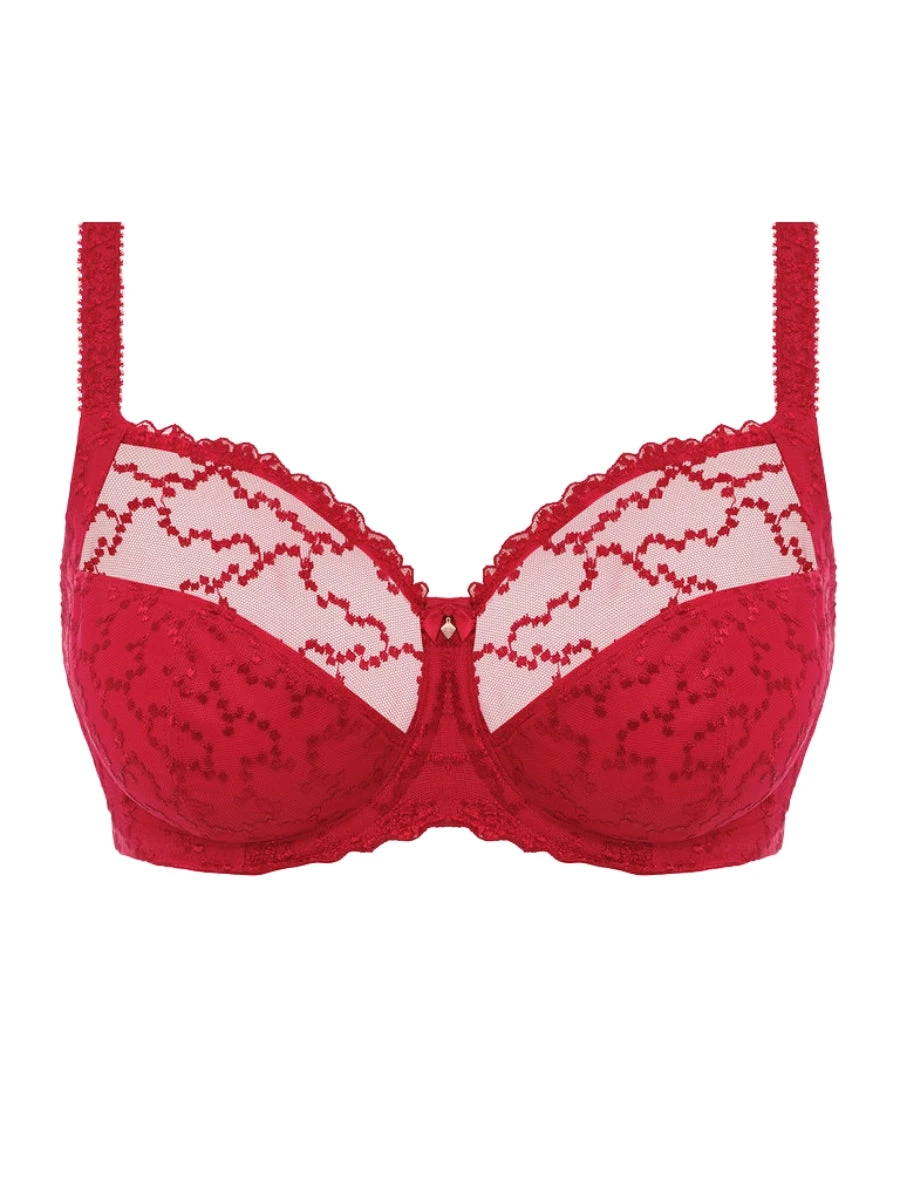 FANTASIE Ana Side Support Bra - Red 5 FANTASIE Ana Side Support Bra - Red - Image 5