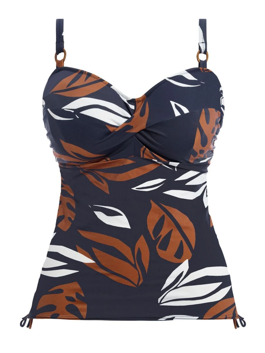 FANTASIE Lake Orta Twist Front Tankini - French Navy 5 FANTASIE Lake Orta Twist Front Tankini - French Navy - Image 5