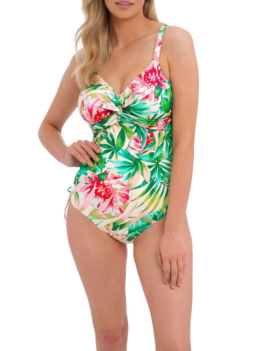 FANTASIE Langkawi Twist Front Swimsuit - Sorbet 2 FANTASIE Langkawi Twist Front Swimsuit - Sorbet - Image 2