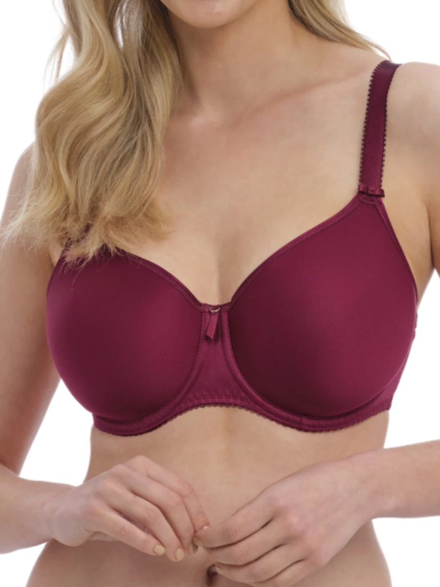 FANTASIE Rebecca Essentials Moulded Spacer Bra - Berry 1 FANTASIE Rebecca Essentials Moulded Spacer Bra - Berry