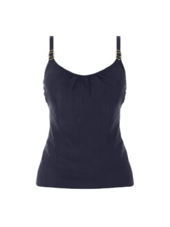 FANTASIE Long Island Scoop Neck Tankini - Ink 9 FANTASIE Long Island Scoop Neck Tankini - Ink -Full Curve Bra Sales braforme fantasie long island tankini top fs6904ink ink p