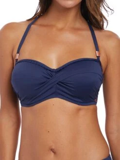FANTASIE Marseille Twist Multiway Bandeau Top - Twilight 9 FANTASIE Marseille Twist Multiway Bandeau Top - Twilight -Full Curve Bra Sales braforme fantasie marseille swimwear bikini top fs6691twt twilight f1