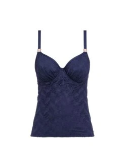 FANTASIE Marseille Bardot Gathered Full Cup Tankini - Twilight 9 FANTASIE Marseille Bardot Gathered Full Cup Tankini - Twilight -Full Curve Bra Sales braforme fantasie marseille swimwear tankini fs6684twt twilight p