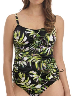 FANTASIE Palm Valley Adjustable Side Tankini - Black