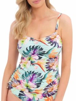FANTASIE Paradiso Adjustable Side Tankini Top - Soft Mint