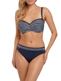 FANTASIE San Remo Twist Multiway Bandeau Top - Ink 13 FANTASIE San Remo Twist Multiway Bandeau Top - Ink -Full Curve Bra Sales braforme fantasie san remo bikini top fs6504ink ink full1
