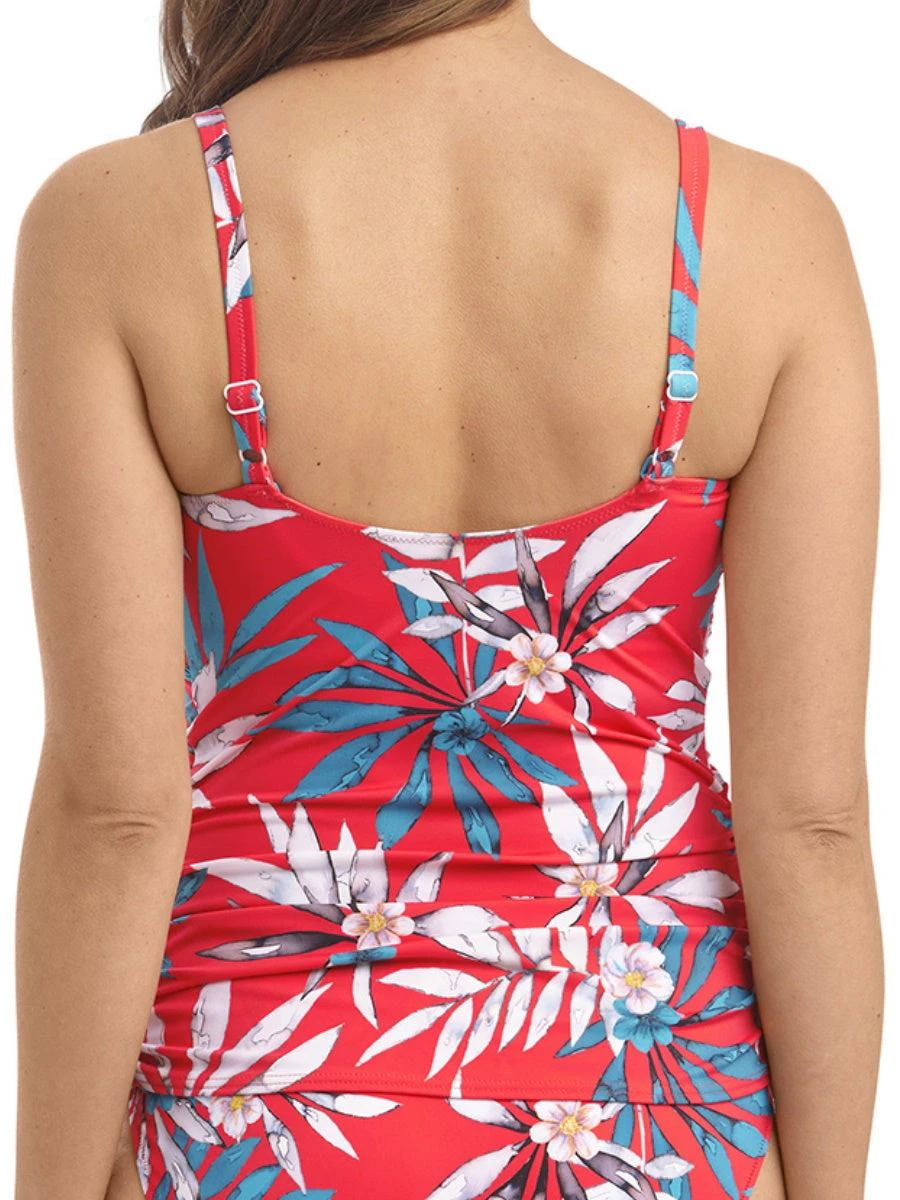 FANTASIE Santos Beach Adjustable Side Tankini - Pomegranate 3 FANTASIE Santos Beach Adjustable Side Tankini - Pomegranate - Image 3