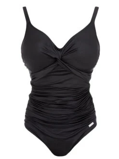 FANTASIE Versailles Twist Control Swimsuit - Black 7 FANTASIE Versailles Twist Control Swimsuit - Black -Full Curve Bra Sales braforme fantasie swim versailles fs5754 blk black underwired twist front control swimsuit p