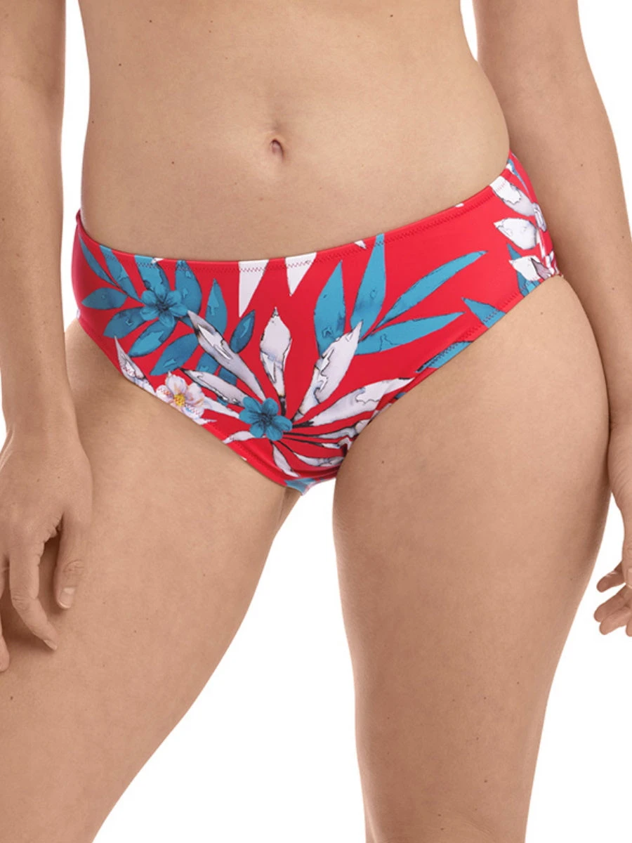 FANTASIE Santos Beach Bikini Brief - Pomegranate 1 FANTASIE Santos Beach Bikini Brief - Pomegranate